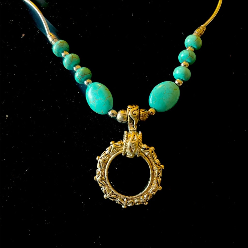 Antique style Mediterranean Necklace.